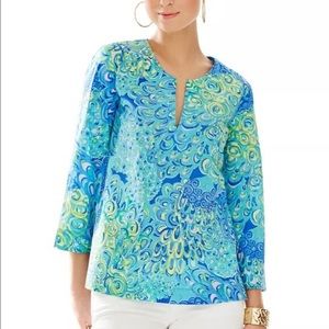 Lilly Pulitzer Amelia Island Tunic Size S
